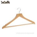 Flat Wooden Hanger for Hotel